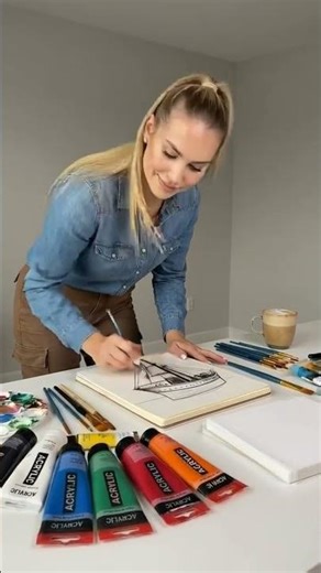 Ship Sketch Timelapse (ASMR) ✏️🌊