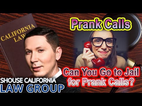 "Can I Go to Jail for Prank Calls?" -- Former District Attorney Explains