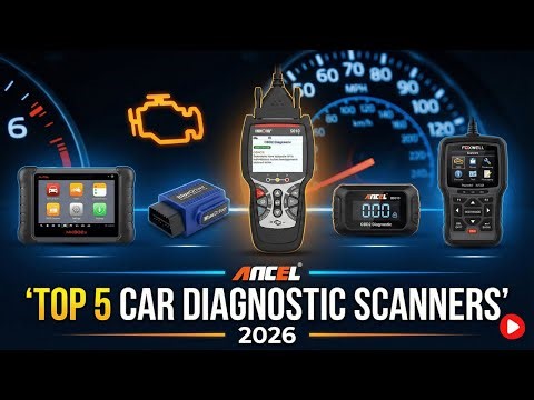 Top 5 Best Car Diagnostic Scanners 2026 | Professional OBD2 Scanner Reviews