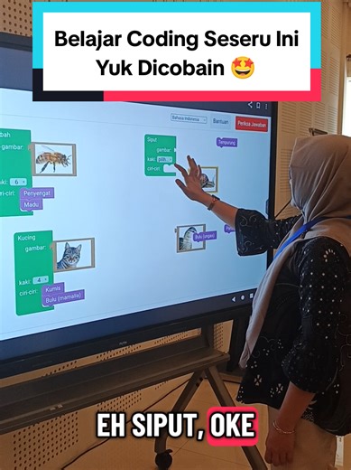 Belajar logika dan pemrograman nggak harus rumit 🤩 Lewat sini siswa diajak belajar coding melalui permainan interaktif yang menyenangkan. Cukup menyusun blok perintah, siswa sudah berlatih berpikir logis, mencoba solusi, dan menyelesaikan tantangan satu per satu. Cocok digunakan di kelas maupun belajar mandiri di rumah. Belajar jadi lebih hidup, menantang, dan bermakna! 🚀📚 Yuk dicobain sahabat pendidik, semoga bermanfaat ☺ 🔗Link : https://blockly.games #Games #coding #guru #ifp #fyp
