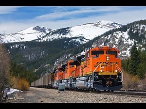 [HD] Brand New BNSF SD70ACe's Over Moffat on May 05, 2014