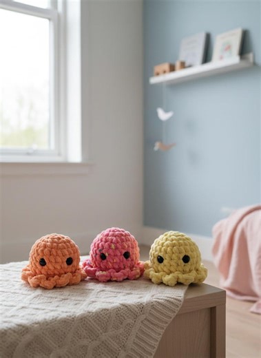 Personalised Crochet Octopus Plushie | Handmade Stuffed Animal Toy | Soft Squishy Anti-stress Pet - Etsy