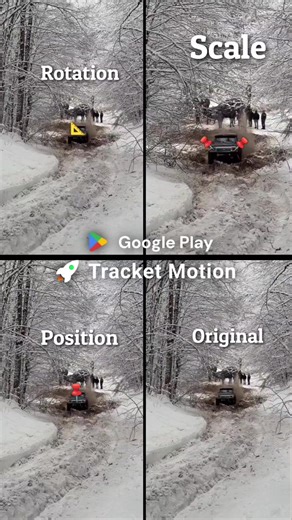 Testing my motion tracking video editor app for Android using video from: @OFFROAD.MM