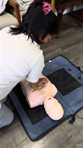 CPR training example