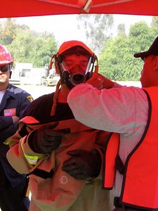 Search and Rescue—in a Hazmat Suit