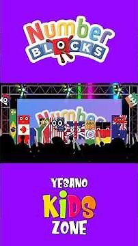 Numberblocks 1 to 10 as Country Flags - Song and Video