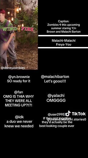 Malachi Barton and Y/N Brown Star in Zombies 4!