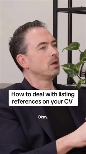 Let’s Just Start Podcast | How to deal with listing on your CV. This can be tricky business and needs to be dealt with carefully. Never list reference contact... | Instagram