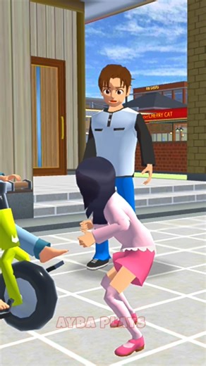 Mio Stops Crying👻Baby Starts 😄 #shorts #sakuraschoolsimulator #sakura #viralvideo #yutamio #sss