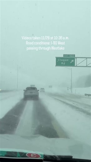 Westlake sees slick road conditions amid wave of lake effect snow
