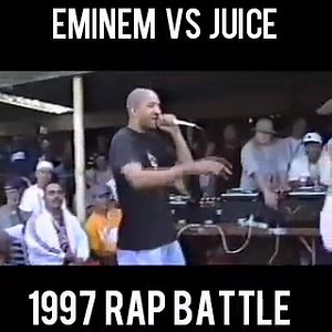 21K views · 159 reactions | Eminem Rap Battle from 1997...He loses to Juice but still a dope battle...Check it out if you haven't already seen this. #RapBattle #EminemVsJuice | REAL HIP HOP 1973 | Facebook