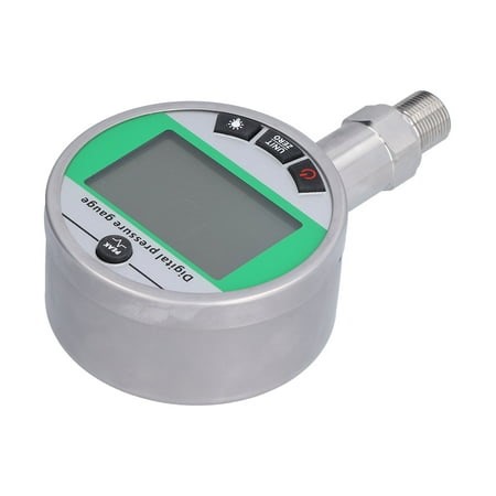 Hydraulic Pressure Gauge, Battery Powered Temperature Compensation 1.6MPa Digital Sensor Meter 0.4 Accuracy with Lower Mount for Water for Oil for Gas - Walmart.ca