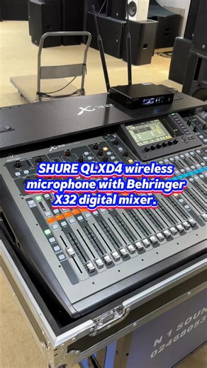 Original MIDAS M32 Live digital mixer, DL32 stage box, Behringer X32 digital mixer, and SHURE QLXD4 wireless microphone. For prices, please contact us via WhatsApp https://wa.me/+8613512754579 . | GuangZhou Master Sound Equipment Co., Limited | Facebook