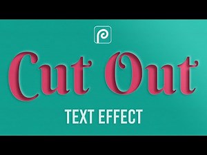 How to Create a Cut Out Paper Text Effect in Photopea