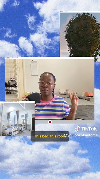 Rest often feels like it is supposed to be earned in places and spaces where human lives are valued based on what they can produce. But sometimes, the imagery of a hospital bed and its implied severity can provide a temporary (maybe flimsy?) safe zone where I feel like I won’t get in trouble for sleeping too much. Is it just me? [Video Description: A video of Jameisha speaking to camera from a Mac Photo Booth window. Jameisha is a black person with dark brown skin wearing a colourful stripy top,