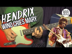 Jimi Hendrix - Wind Cries Mary - Guitar Lesson - How To Play - EASY
