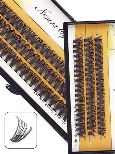 JIEHAHA60 Clusters | 40D Density | 0.07mm Thickness | C-Curl | 9–16mm Length (Selectable) | 40D Black, Silky-Soft Eyelash Extensions,False Eyelashes Natural Cross Wedding Party And Club Daily Work Meeting Natural False Eyelashes Are Comfortable To Wear Fairy Beginner Curling Planting False Eyelashes Cos Single Cluster Lazy Person Natural Fairy Single Cluster Little Devil Manga Curling False Eyelashes | SHEIN