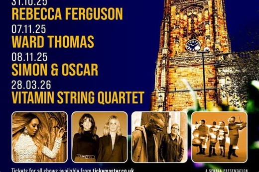 Series of live music shows announced for breathtaking Derby Cathedral