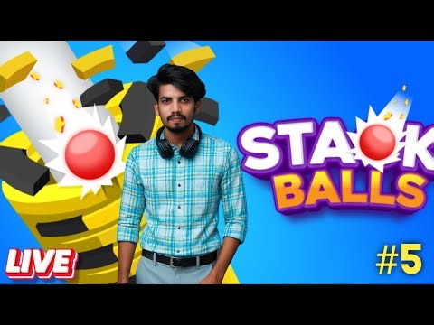 STACK BALLS LIVE #5 | Fastest Speed Run Challenge 🔥 | New High Score Coming? | GameVikas"