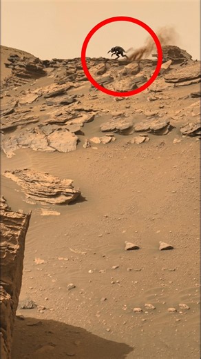 Real Mars Footage Captured by NASA's Perseverance Rover #shorts