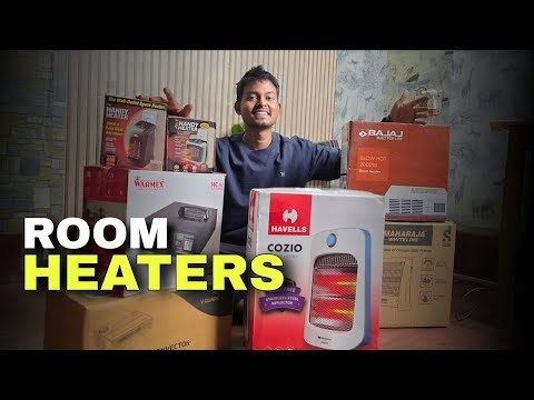 All Type of ROOM HEATERS Unboxing & Review | Radiant vs Fan Heaters