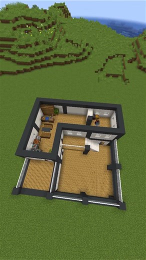 Minecraft Modern House Tutorial 🏡 | Easy Survival Build (step by step)