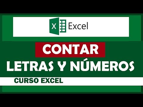 How to count letters and numbers in Excel