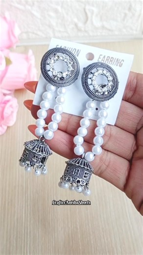 DIY Safety Pin Earrings 🧷✨😱#shorts #diy#hack #earrings #handmade #jewellery #earring #hype #trending