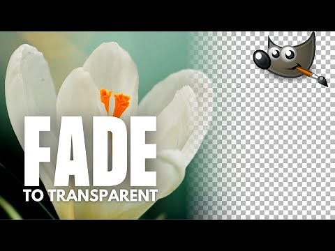How to Fade to Transparent Gimp Tutorial