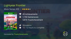 Lightyear Frontier Achievements