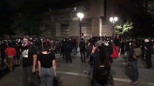 17K views · 148 reactions | Protests in Portland, Oregon, continued for the 61st night into the early hours of Tuesday, as hundreds of people marched downtown and gathered near the Mark O Hatfield Courthouse. Credit: @sunnymok via Storyful | FOX6 News Milwaukee | Facebook