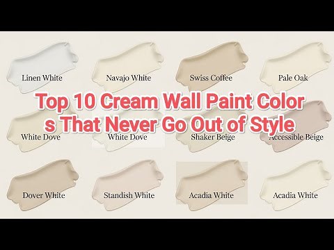 Top 10 Cream Wall Paint Colors That Never Go Out of Style