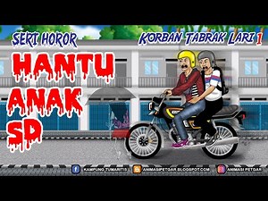 ANIMASI KARTUN HOROR | HANTU ANAK SEKOLAH DASAR #45