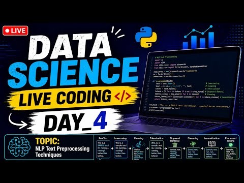 Data Science Live coding day_2. NLP Text Preprocessing Techniques