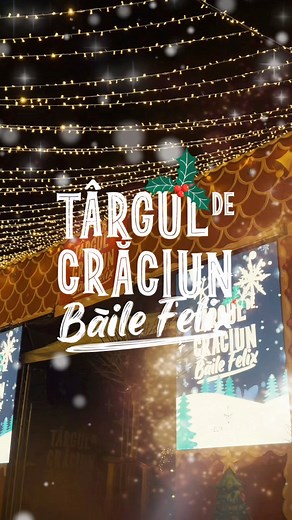 🎄✨ Târgul de Crăciun din Băile Felix S-A DESCHIS! ✨🎄 Magia sărbătorilor a pus oficial stăpânire pe stațiune, iar luminile, căsuțele și aromele de iarnă te așteaptă să le descoperi. ❄️ Atmosferă de poveste, momente calde și surprize pentru toate vârstele — totul e gata pentru tine! Hai să trăim împreună începutul magic al sezonului de Crăciun în Băile Felix. ❤️✨ #BaileFelix #TargulDeCraciun #SADeschis #WinterMagic #VisitBaileFelix | Visit Baile Felix