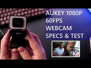Aukey 60FPS Webcam Review PC-LM6 #aukey #webcamreview
