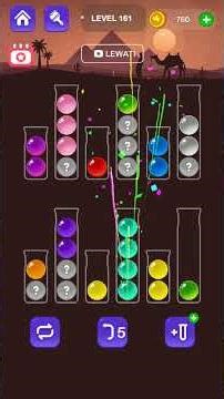 Ball Sort Master Answer Level 161 #shorts #ballsort