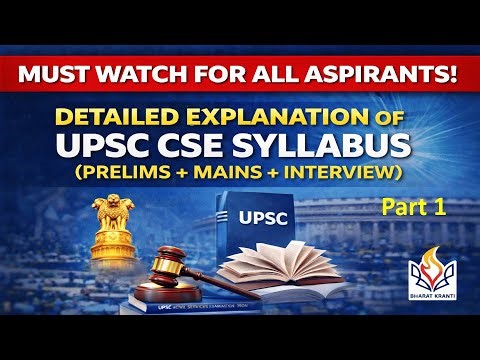 UPSC CSE Syllabus Explained – Part 1 | Prelims, Mains & Interview Overview | Must Watch