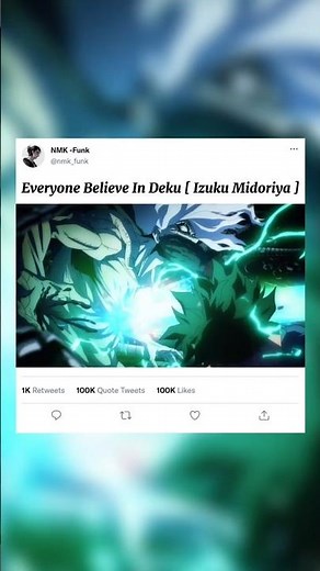 Everyone Believe in Deku | My Hero Academia Edit | NO BATIDÃO (Slowed) | Epic Anime AMV | [4K]