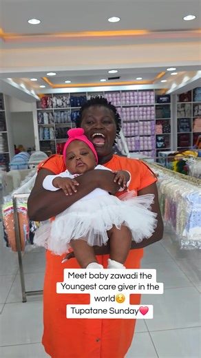 Meet Baby Zawadi: The Youngest Caregiver in the World