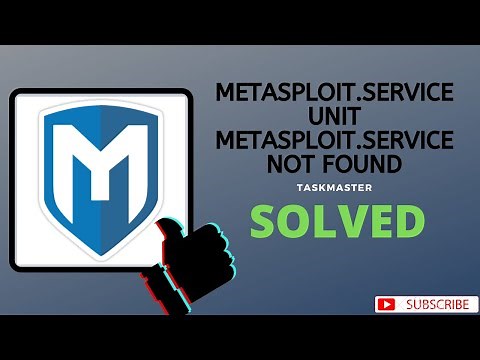 Metasploit.service not found|Metasploit not working | metasploit unit not found|Kali Linux| Solved