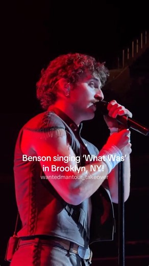 Benson singing ‘What Was’ in Brooklyn, NY! #bensonboone #wantedmantour 🎥: @wantedmantour_takeover