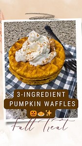 Wrapping up National Waffle Day with the ultimate 3-ingredient hack 🎃🧇✨ Pumpkin Pie Waffles!Fluffy, cozy, and full of fall flavor—this recipe was a HUGE hit with EVERYONE. 🍂😍 Recipe in comments. 👇🏾 #waffles #NationalWaffleDay #easyrecipe | Sherreanw