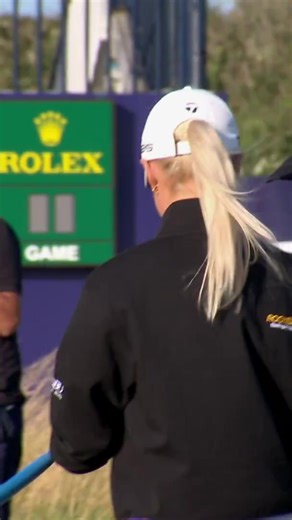 32K views · 369 reactions | That's how you finish your round... Charley Hull delighting the crowds on the final hole at Royal Porthcawl 朗 | AIG Women’s Open | Facebook