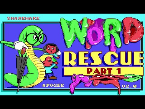 🟢 Word Rescue by Apogee ••• Intro, Demo, Story, & Instructions