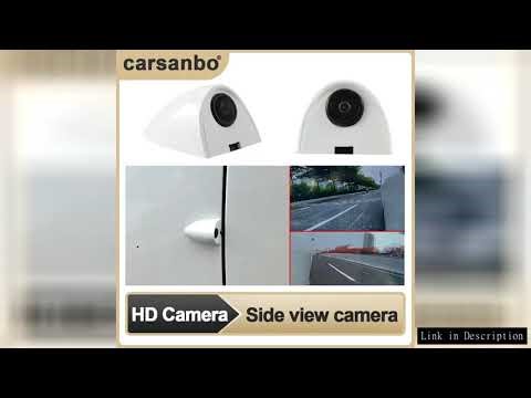 Carsanbo Car Side View Camera Blind Spot Camera Night Vision Waterproof Parking Assistant 3M Sticker