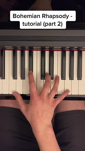 #piano #pianotutorial #queen #bohemianrhapsody #easy | Bohemian Rhapsody Piano
