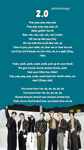 Pop pop 🎉 2.0 - BTS (Lyrics) #bts #kpop #music #btsarmy #songlyrics #suga #rmbts #taehyung #song