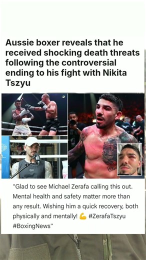 Aussie boxer reveals that he received shocking death threats following controversial #sports #news