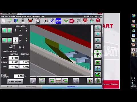 Bend Sim Software - Graphic Part Programming